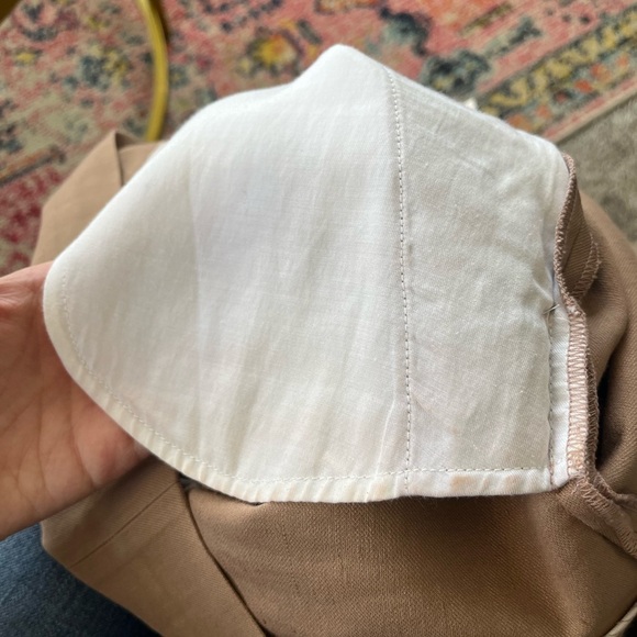 TIBI Removeable Tie Mini Linen Skirt in Camel Tan Women's Size 0 - Picture 14 of 15